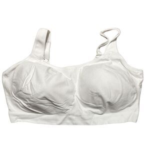 Shapermint TRUEKIND Everyday Comfort Straps Wirefree Shaper Bra White NWT 3XL